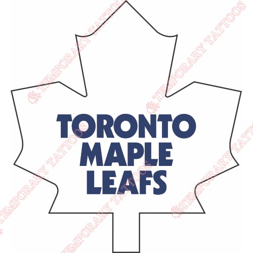 Toronto Maple Leafs Customize Temporary Tattoos Stickers NO.354